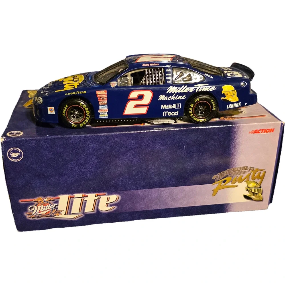 Rusty Wallace #2 Miller Lite Adventures of Rusty 1998 Ford Taurus 1:24 Action